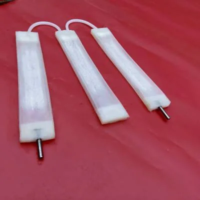White custom inflatable seal ring and valve configuration - view 20 White custom inflatable seal ring and valve configuration, view 20