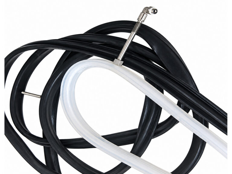 Black and translucent sealing profiles with metal fittings — Truck Trailer Door Inflatable Seal