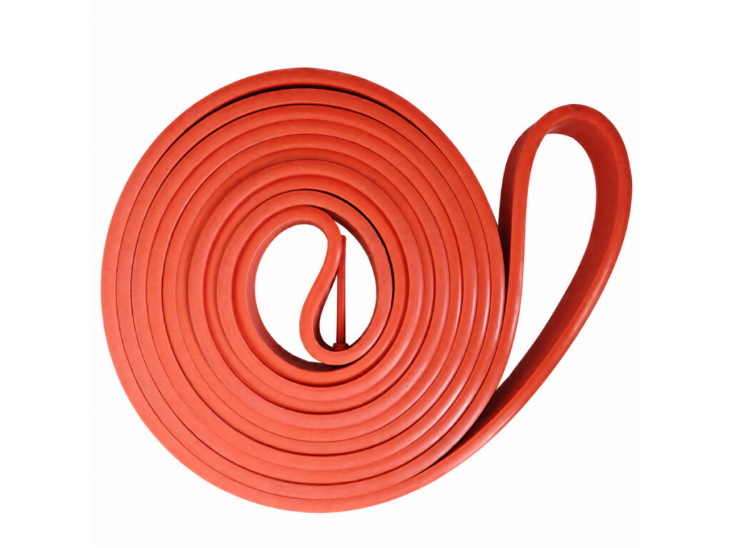 Coiled red sealing profile — Paper Drying Section Inflatable Seal