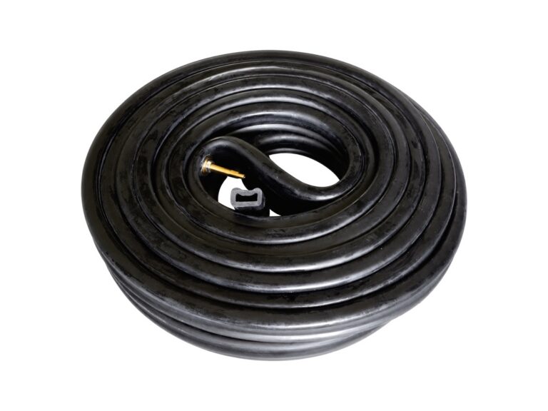 Black coiled sealing profile with brass fitting — Rail Vehicle Door Inflatable Seal
