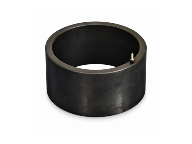 Wide black circular seal with metal fitting — Bottling Machine Access Inflatable Seal